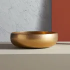 Countertop Bathroom Washbasin Made of Fire Clay Made in Italy - Tallone Viadurini