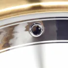 Baroque built-in fire clay washbasin hand made in Italy, Aegean Viadurini