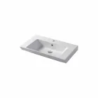 Built-in Washbasin and Support in White Ceramic or Colored Maida Viadurini