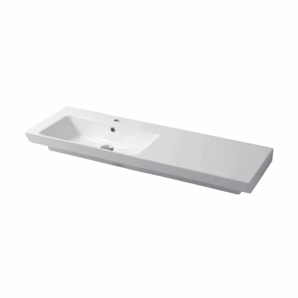 Modern Left Concealed Sink in Ceramica Maida Viadurini