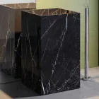 Geometric Design Floor Washbasin in Porcelain Stoneware 4 Finishes - Calogero Viadurini