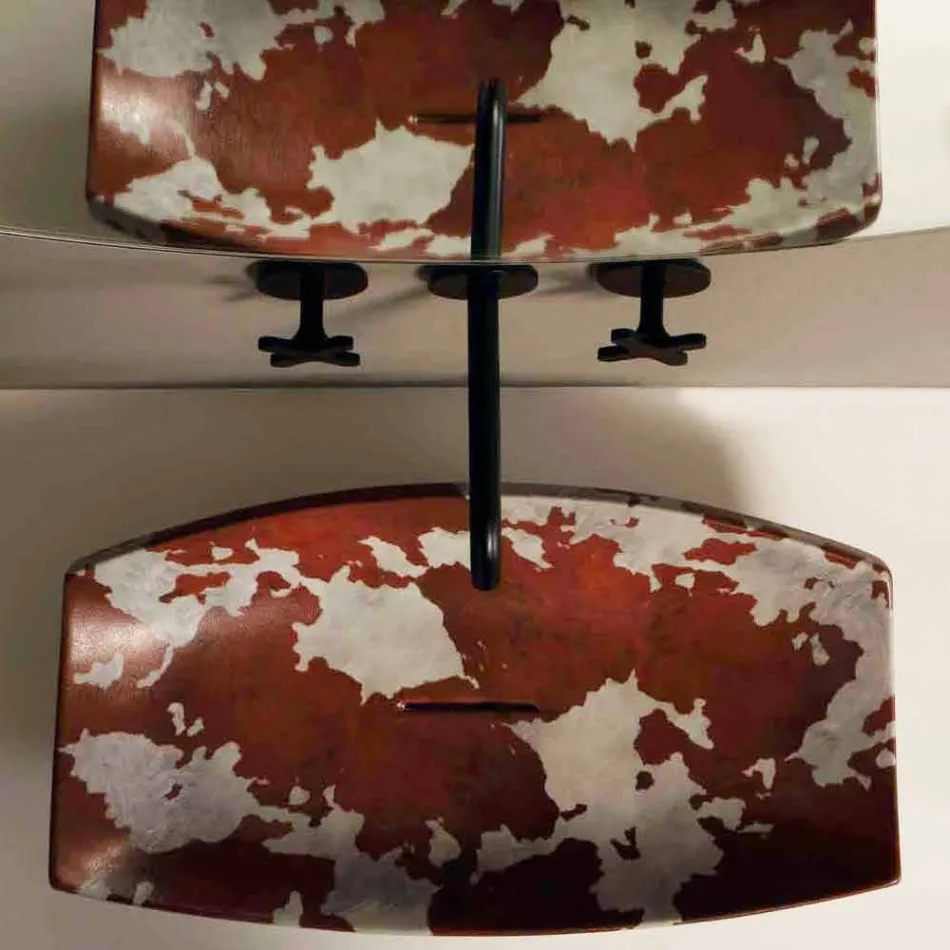 Design ceramic countertop washbasin made in Italy Laura Viadurini