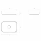 Modern colored freestanding washbasin made in Italy, Formicola Viadurini