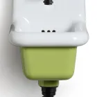 Freestanding Bathroom Washbasin in White and Colored Ceramic 26 cm - Jordan Viadurini