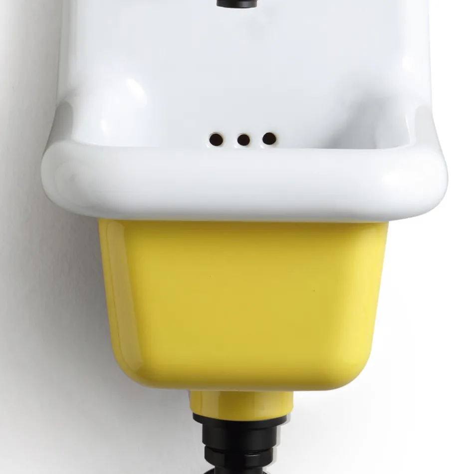 Freestanding Bathroom Washbasin in White and Colored Ceramic 26 cm - Jordan Viadurini