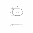 Freestanding bathroom design washbasin made in Italy Dalmine Medium Viadurini