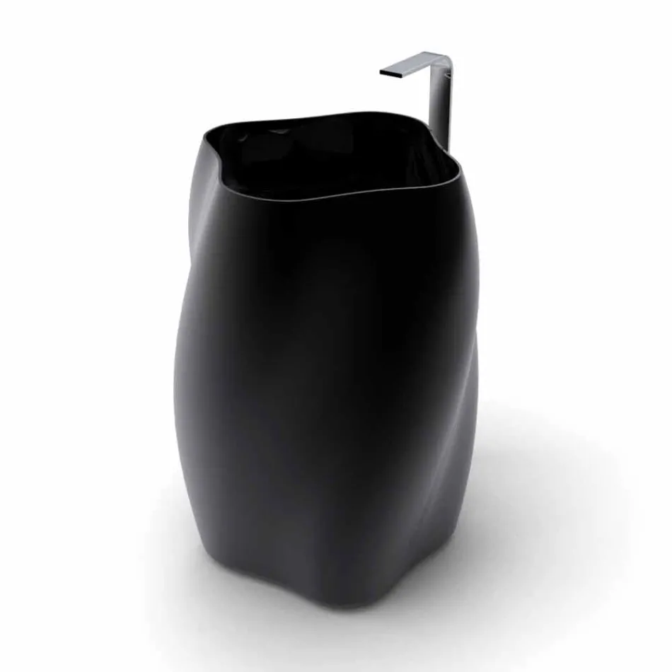 Freestanding washbasin of modern design Flower made in Italy Viadurini