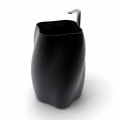 Modern free-standing washbasin made of Solid Surface Flower