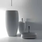 Gais modern design freestanding ceramic washbasin, made in Italy Viadurini
