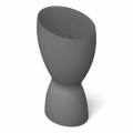 Modern freestanding sink in pottery made in Italy, Basile