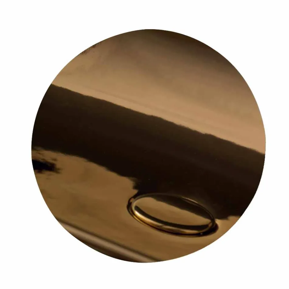 Modern design standing ceramic washbasin Sun 60x37, made in Italy Viadurini