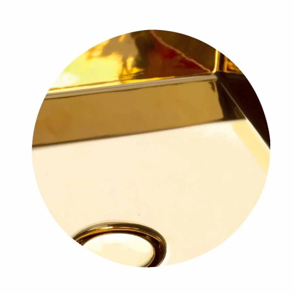 Modern design freestanding ceramic washbasin Gaiola, made in Italy Viadurini