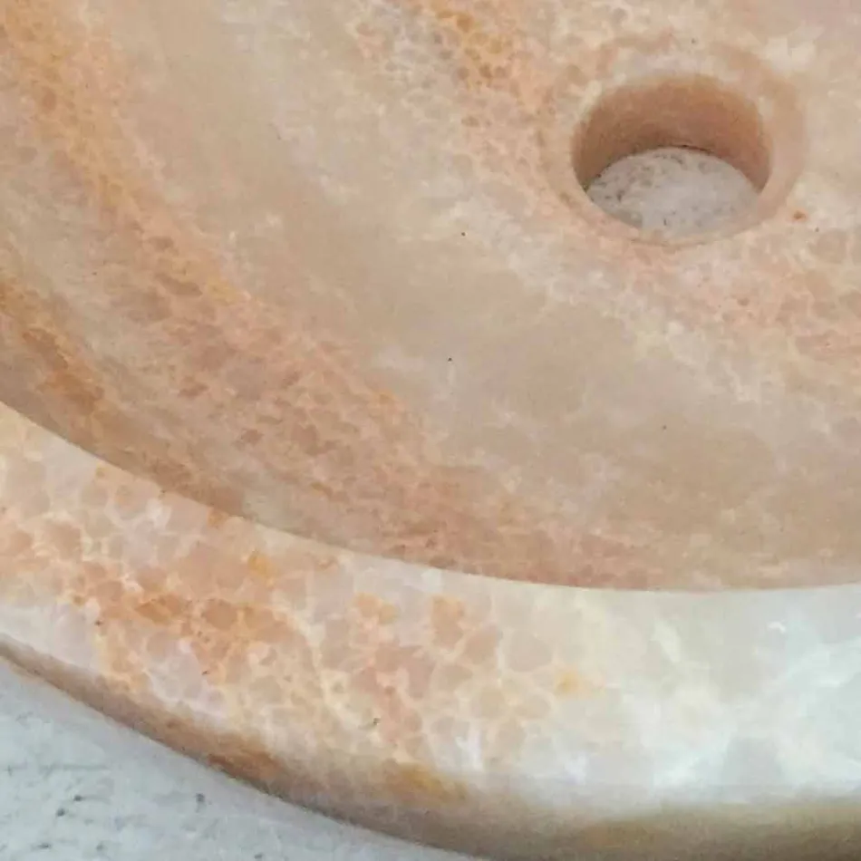 Ana design natural stone washbasin in design, handmade Viadurini