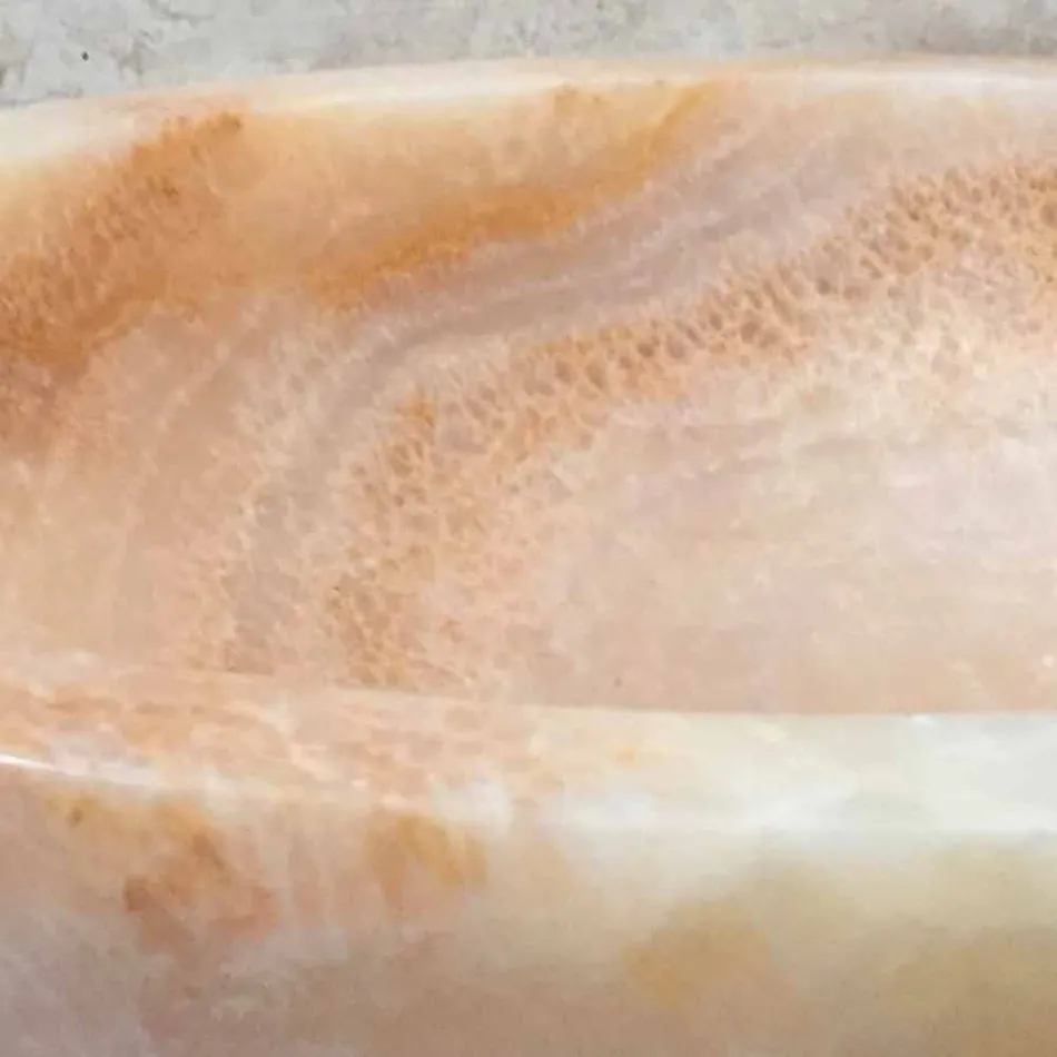 Ana design natural stone washbasin in design, handmade Viadurini