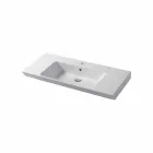Modern Countertop and Recessed Basin in Colored Ceramic Maida Viadurini