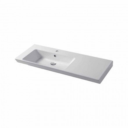 Modern Left and Recessed Basin in Ceramica Maida Viadurini