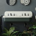 Double Bathroom Sink with Rectangular and Ceramic Structure - Kevin