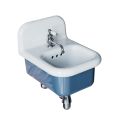Rectangular Suspended Ceramic Bathroom Washbasin - Elodie