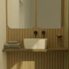 Washbasin Made of Ceramic Available in Different Colours Made in Italy - Basket Viadurini