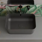 Washbasin Made of Ceramic Available in Different Colours Made in Italy - Basket Viadurini