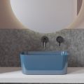 Washbasin Made of Ceramic Available in Different Colours Made in Italy - Basket
