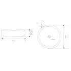 Modern Countertop Washbasin in Natural Polished Natural Teak - Zino Viadurini