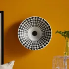 Semi-recessed washbasin in top quality French porcelain - Pausa Viadurini