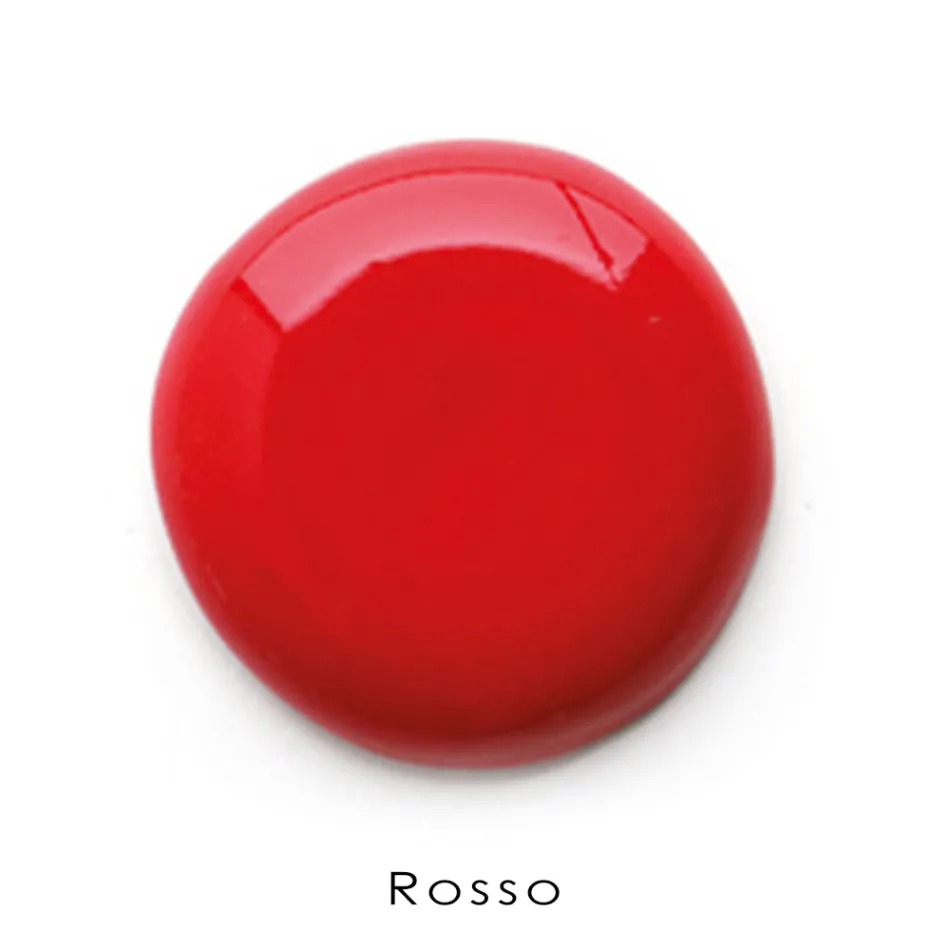 Angular Wall-hung Washbasin in White and Colored Ceramic 42 cm - Angelino Viadurini