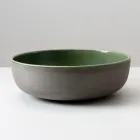 Countertop Washbasin in Dark Raku Made in Italy - Drip Viadurini