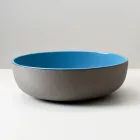 Countertop Washbasin in Dark Raku Made in Italy - Drip Viadurini