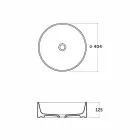 40 cm Round Washbasin in White or Leivi Colored Ceramic Viadurini