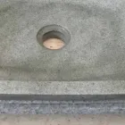 Design green countertop washbasin in Hilda stone Viadurini