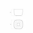 Free-standing freestanding bowl sink made in Italy, Lallio Viadurini