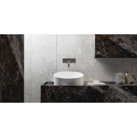 Free standing freestanding circular sink made in Italy, Dubino Viadurini