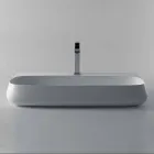 Free-standing or suspended ceramic sink L 90cm made in Italy, Gais Viadurini