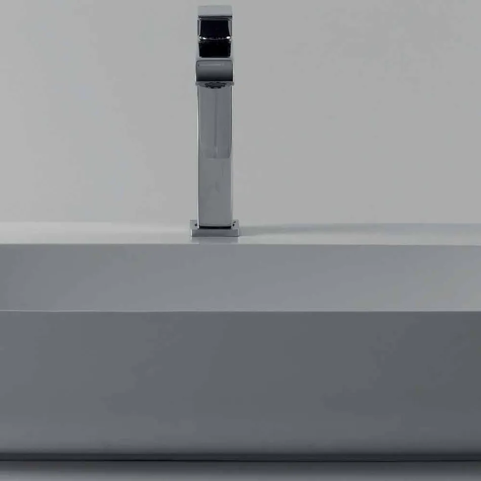 Free-standing or suspended ceramic sink L 90cm made in Italy, Gais Viadurini