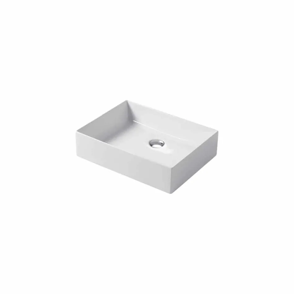 Design washstand in white ceramic or colored Leivi Viadurini