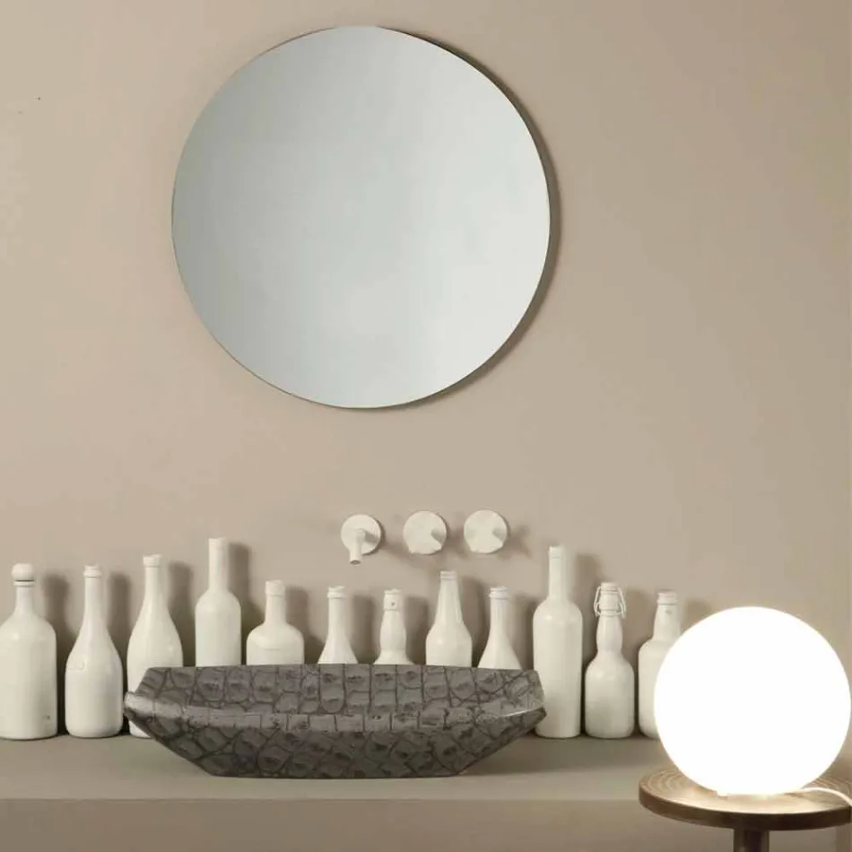 Laura design ceramic washbasin made in Italy Viadurini