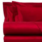 Cotton Satin Sheets Set for Double Bed Solid Colour - Freesia Viadurini