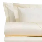 Cotton Satin Sheets Set for Double Bed Solid Colour - Freesia Viadurini