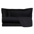 Cotton Satin Sheets Set for Double Bed Solid Colour - Freesia Viadurini