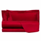 Cotton Satin Sheets Set for Double Bed Solid Colour - Freesia Viadurini