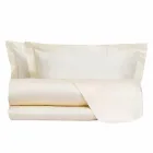 Cotton Satin Sheets Set for Double Bed Solid Colour - Freesia Viadurini