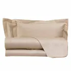 Solid Colour Sheets Complete in Cotton Satin for Double Bed - Hibiscus Viadurini