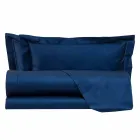 Solid Colour Sheets Complete in Cotton Satin for Double Bed - Hibiscus Viadurini