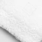 High Quality White Linen Sheet with Lace for Double Bed - Fiumana Viadurini