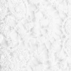 High Quality White Linen Sheet with Lace for Double Bed - Fiumana Viadurini