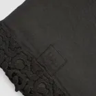 Double Bed Sheet in Linen with Poema Lace, 3 Finishes - Dulcis Viadurini