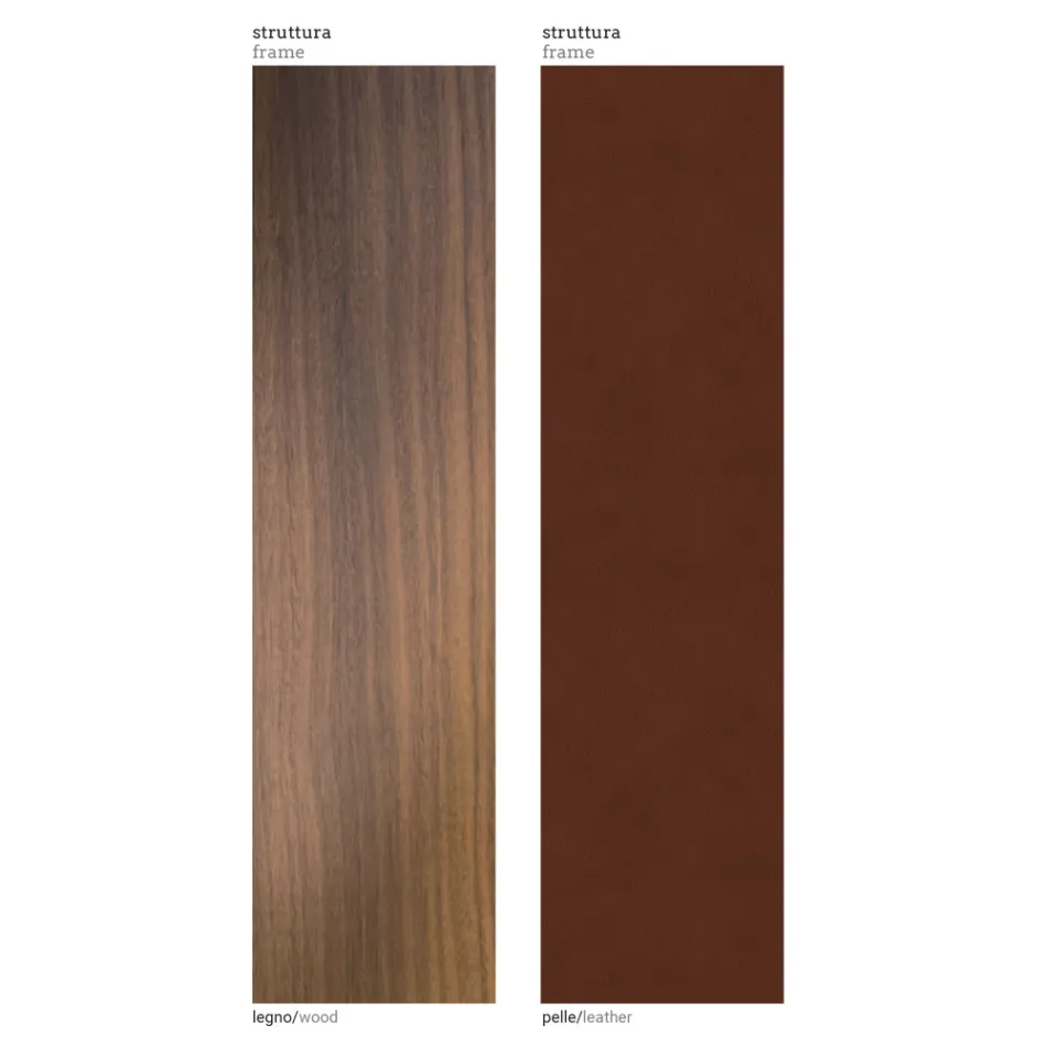 Outdoor Lounger with Teak Wood Frame Made in Italy - Briga Viadurini