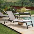 Outdoor Lounger in Aluminium with Different Finishes - Sheet